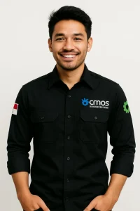 baju pakaian dinas lapangan berwarna hitam