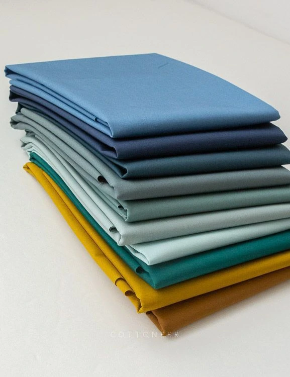 kain high twist dengan bermacam warna