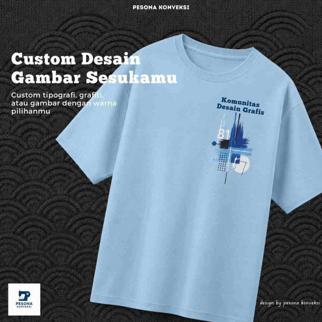 custom kaos sablon plastisol